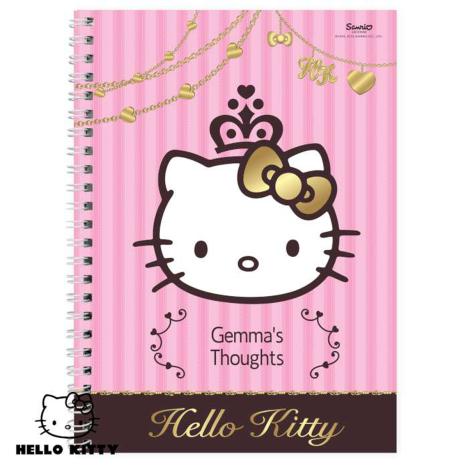 Personalised A5 Hello Kitty Chic Notebook Extra Image 1